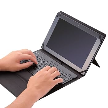 エレコム ワイヤレスキーボード Bluetooth ソフトレザーカバー型 マルチペアリング ブラック TK-CAP01BK 610VQnm3P+L._UF350,350_QL80_.jpg